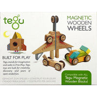 Tegu Magnetic Wooden Wheels (4pc) (12mo+)