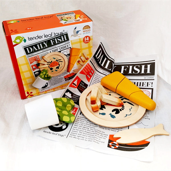 Fish & Chips Play Food Set