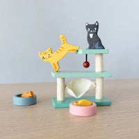 Tender Leaf Pet Cats Dollhouse Set
