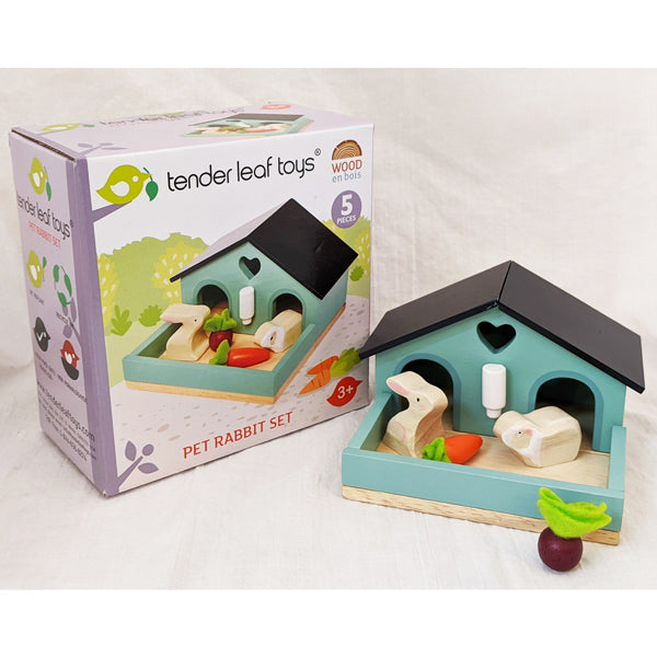 Small Rabbit Set Pet Rabbit Set | Terra Toys