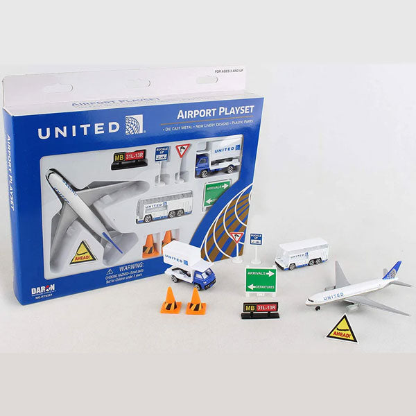 United Airlines Airport Playset