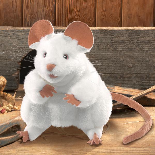 White Mouse Puppet