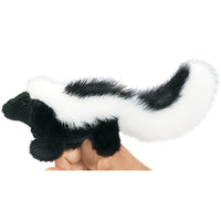 Mini Skunk Finger Puppet